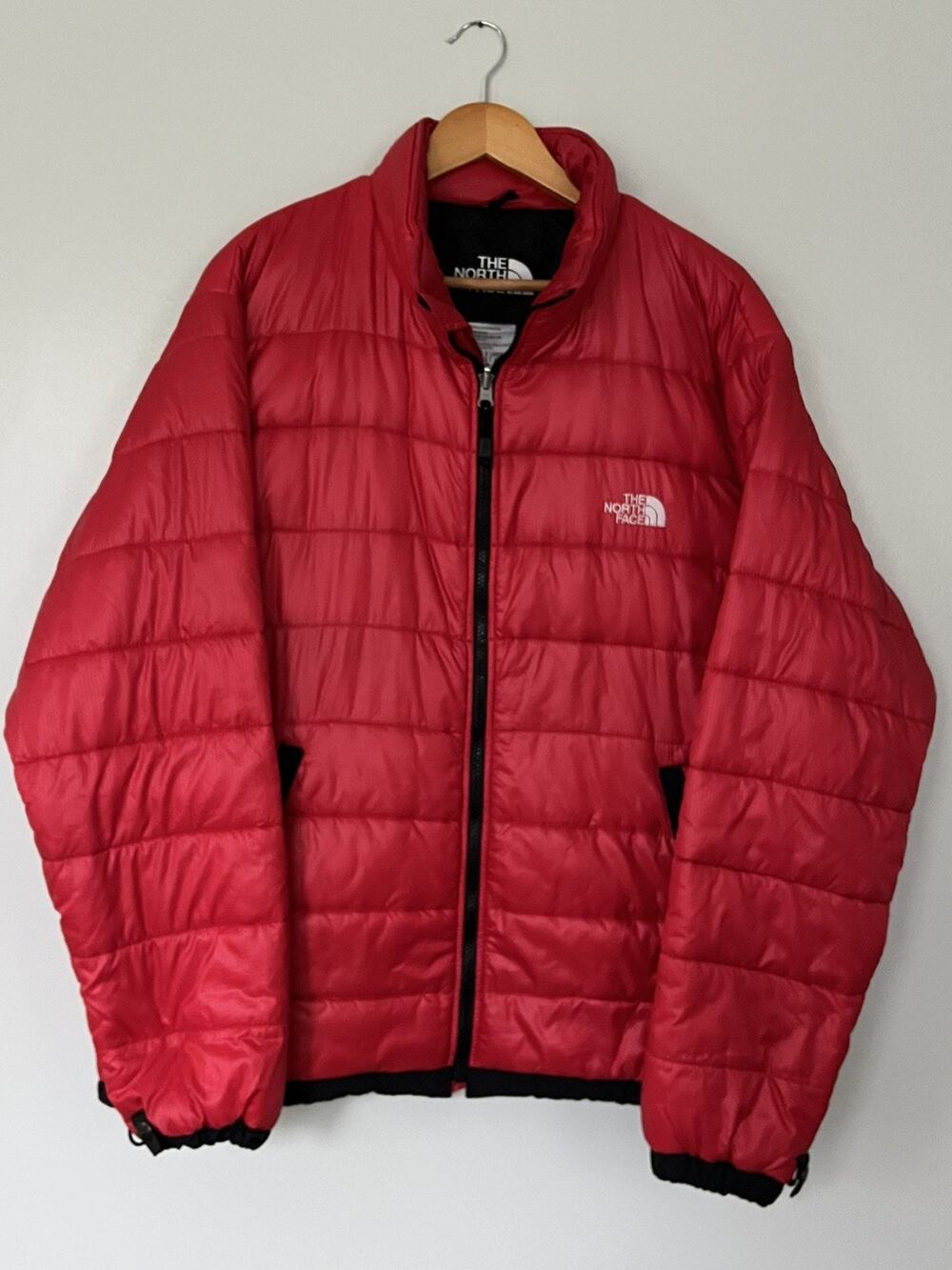 The North Face Men’s XL Red Quilted Insulated Puffer Jacket Nylon EUC